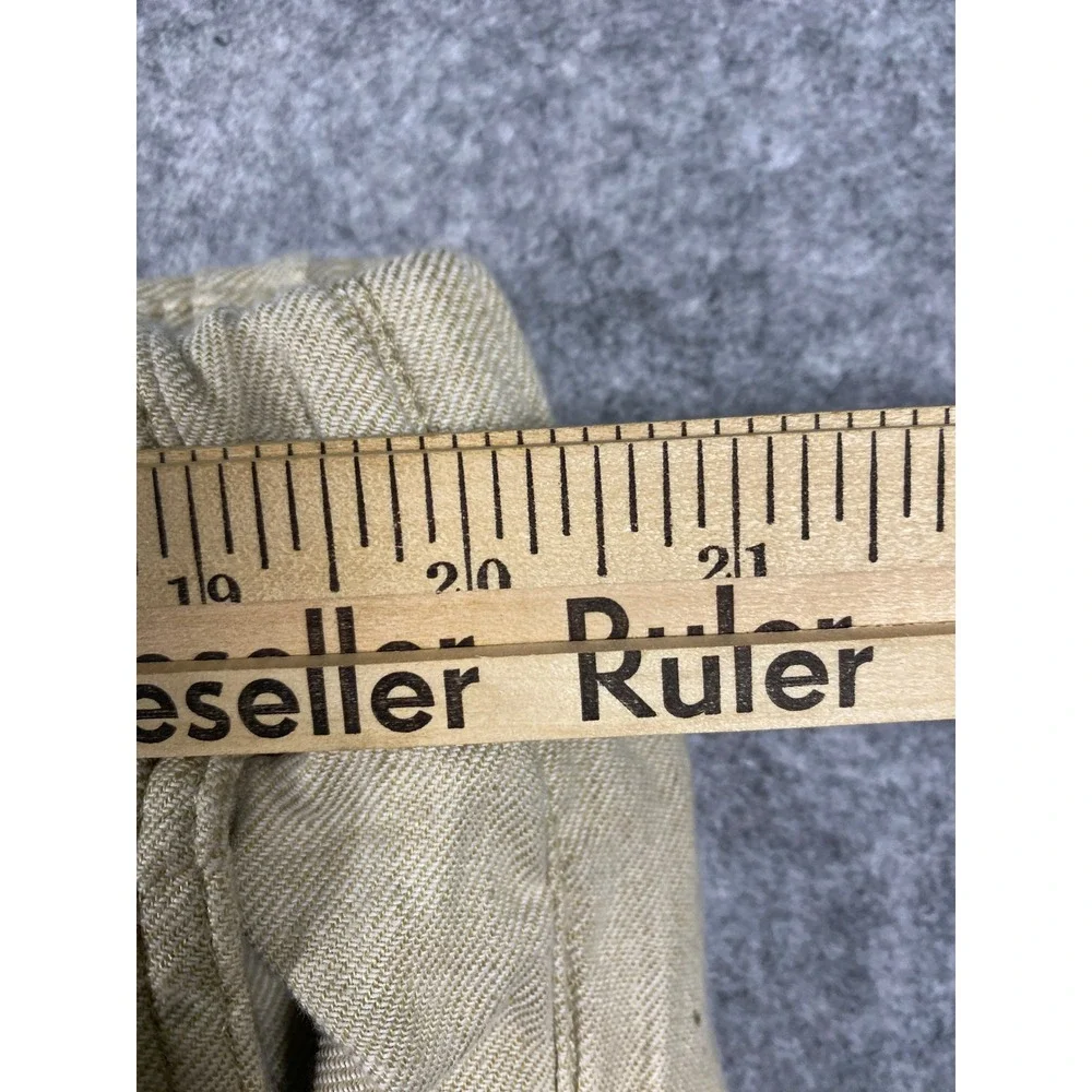 Tommy Bahama Mens XXL Tan Linen‎ Blend Elastic Waist Straight Leg Pants Khaki